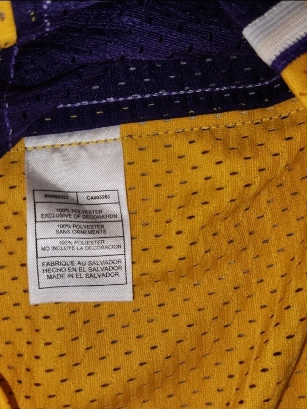 Gary Payton La Lakers Nike Team Apparel Embroidered Men's Size Large Good Condit